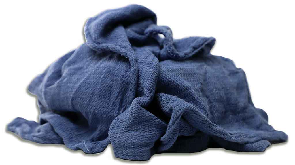 New Blue Huck Towel at Star Wipers 